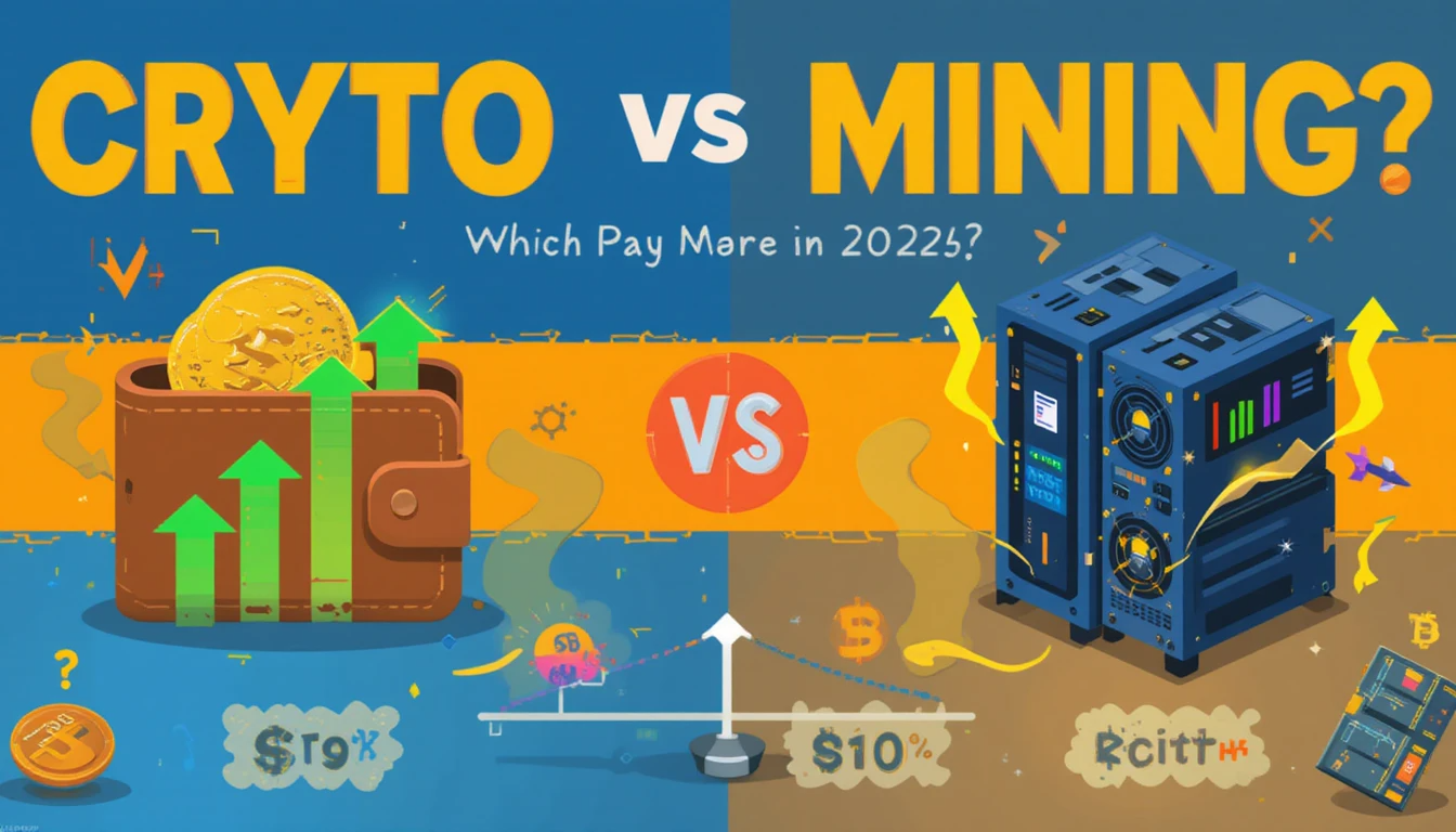 Crypto Staking vs Mining: Which Pays More in 2025?
